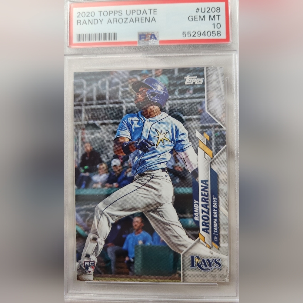 2020 Topps Update Randy Arozarena #U208 Rookie RC Baseball Card PSA 10 Gem Mint